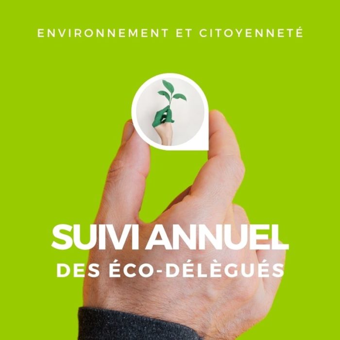 Suivi annuel des éco-délègues