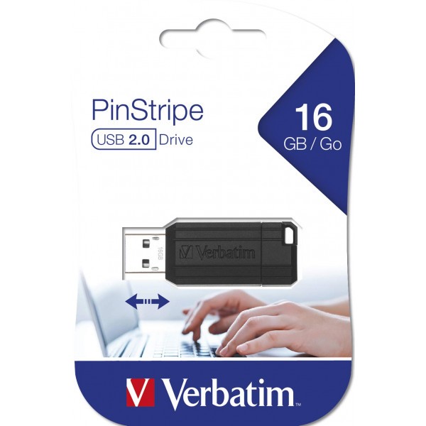Clé USB Verbatim Pin Stripe 16 GB USB 2.0 – Image 2